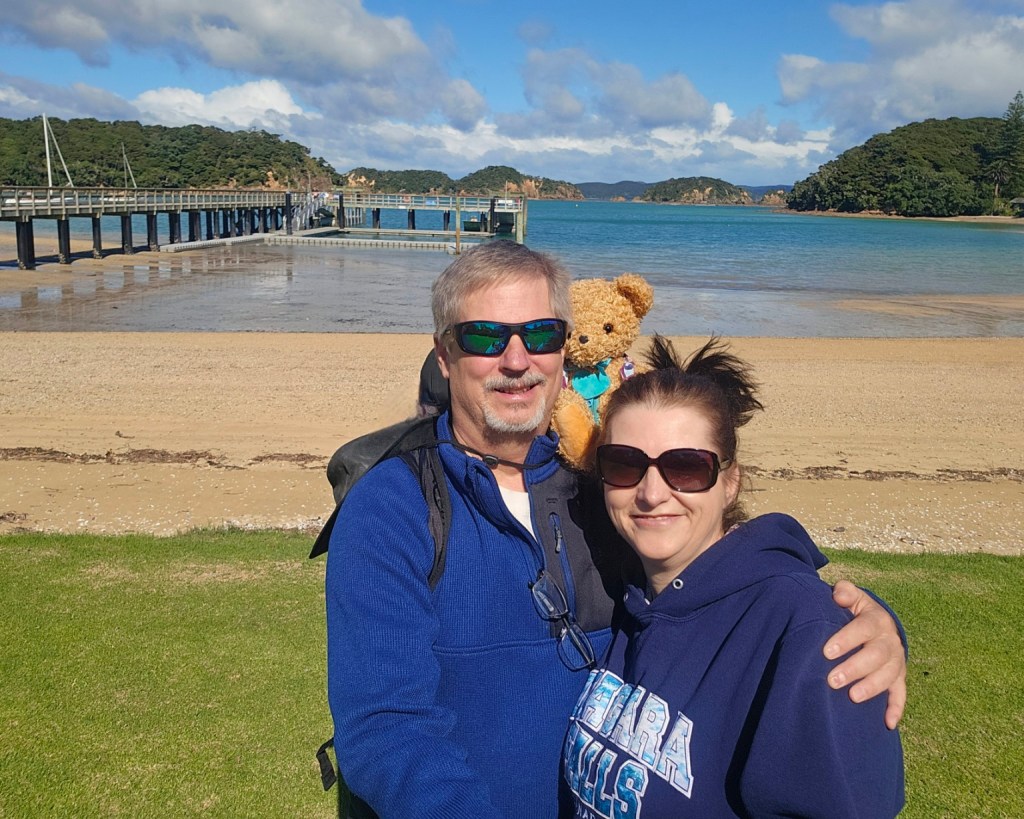 The sun came out for our tour of Urupukapuka Island.